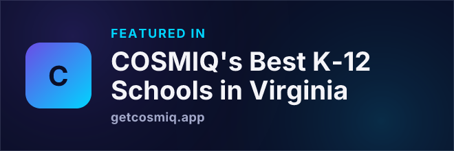 Featured in COSMIQ's Best K-12 Schools in Virginia