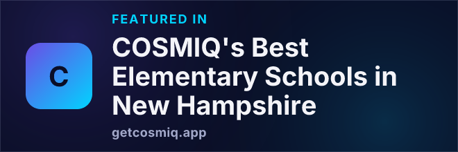 Featured in COSMIQ's Best Elementary Schools in New Hampshire
