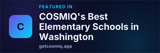 Featured in COSMIQ's Best Elementary Schools in Washington