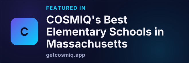 Featured in COSMIQ's Best Elementary Schools in Massachusetts