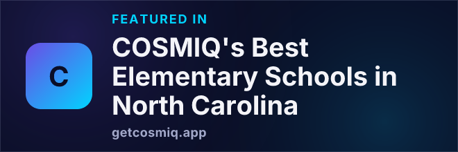 Featured in COSMIQ's Best Elementary Schools in North Carolina