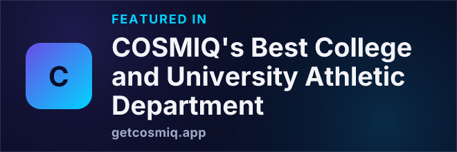 Featured in COSMIQ's Best College and University Athletic Department