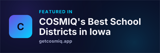 Featured in COSMIQ's Best School Districts in Iowa
