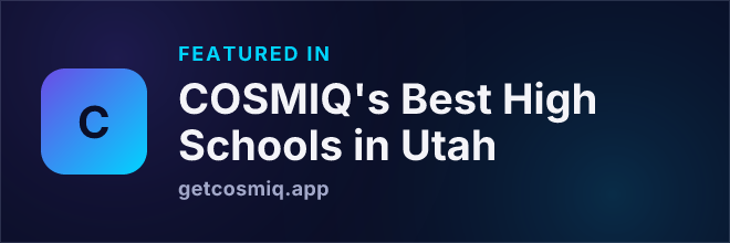 Featured in COSMIQ's Best High Schools in Utah