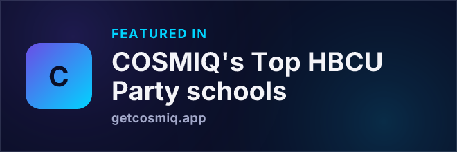 Featured in COSMIQ's Top HBCU Party schools