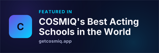 Featured in COSMIQ's Best Acting Schools in the World
