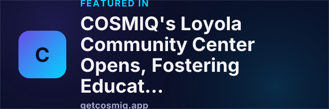 Featured in COSMIQ's Loyola Community Center Opens, Fostering Education and Opportunity in York Road Neighborhoods