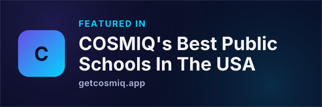 Featured in COSMIQ's Best Public Schools In The USA