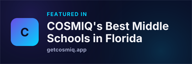 Featured in COSMIQ's Best Middle Schools in Florida