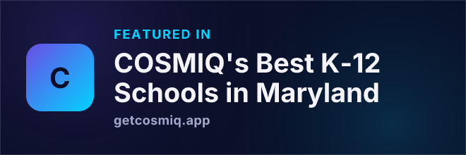 Featured in COSMIQ's Best K-12 Schools in Maryland
