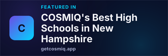 Featured in COSMIQ's Best High Schools in New Hampshire