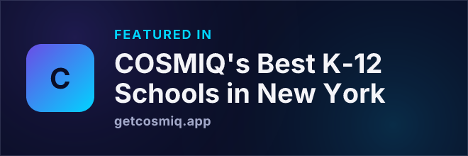 Featured in COSMIQ's Best K-12 Schools in New York