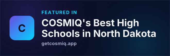 Featured in COSMIQ's Best High Schools in North Dakota