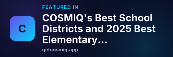 Featured in COSMIQ's Best School Districts and 2025 Best Elementary Schools in Ohio