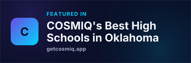 Featured in COSMIQ's Best High Schools in Oklahoma