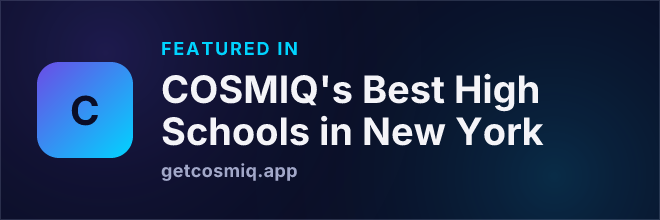 Featured in COSMIQ's Best High Schools in New York