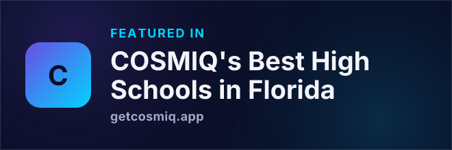 Featured in COSMIQ's Best High Schools in Florida