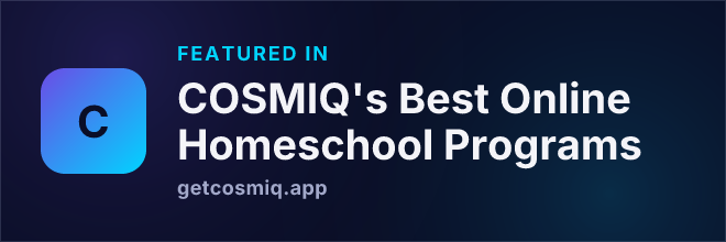 Featured in COSMIQ's Best Online Homeschool Programs