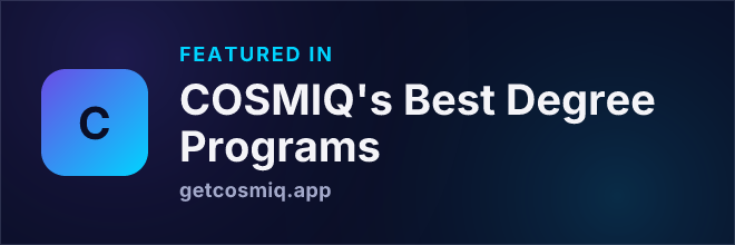 Featured in COSMIQ's Best Degree Programs
