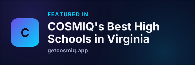 Featured in COSMIQ's Best High Schools in Virginia