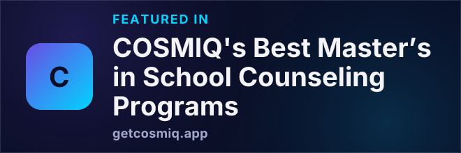 Featured in COSMIQ's Best Master’s in School Counseling Programs