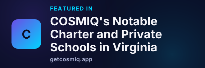 Featured in COSMIQ's Notable Charter and Private Schools in Virginia