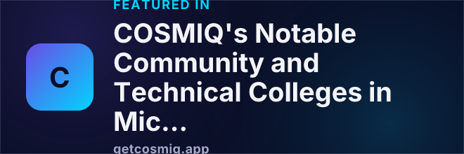 Featured in COSMIQ's Notable Community and Technical Colleges in Michigan