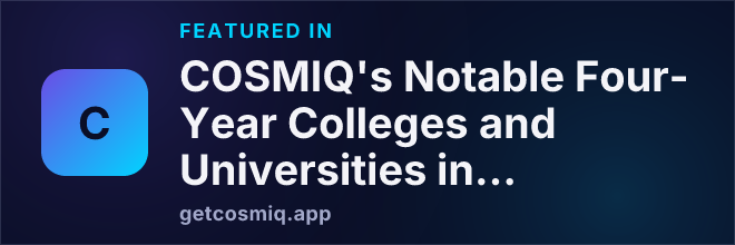Featured in COSMIQ's Notable Four-Year Colleges and Universities in Florida