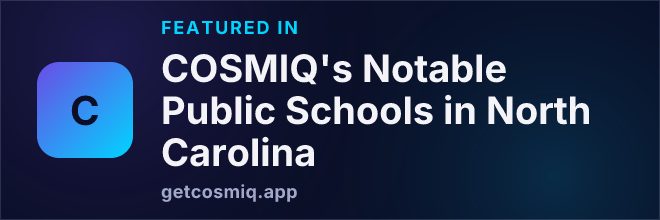 Featured in COSMIQ's Notable Public Schools in North Carolina