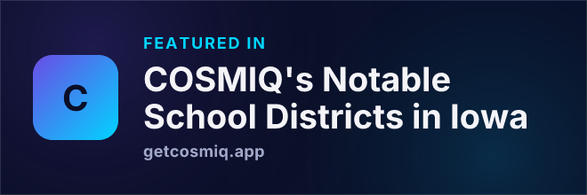 Featured in COSMIQ's Notable School Districts in Iowa