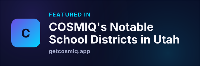 Featured in COSMIQ's Notable School Districts in Utah