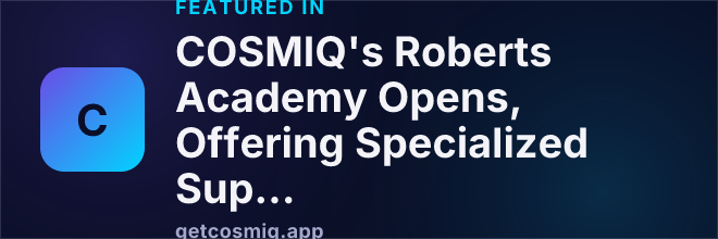 Featured in COSMIQ's Roberts Academy Opens, Offering Specialized Support for Students with Dyslexia