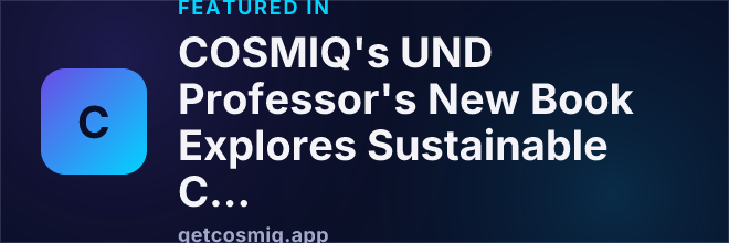 Featured in COSMIQ's UND Professor's New Book Explores Sustainable Ceramics for a Greener Future