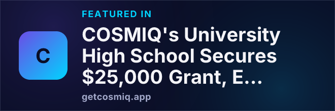 Featured in COSMIQ's University High School Secures $25,000 Grant, Eyes $1 Million Stadium Upgrade