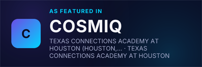 TEXAS CONNECTIONS ACADEMY AT HOUSTON (HOUSTON, TX) — Featured in COSMIQ