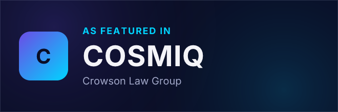 Crowson Law Group — Featured in COSMIQ