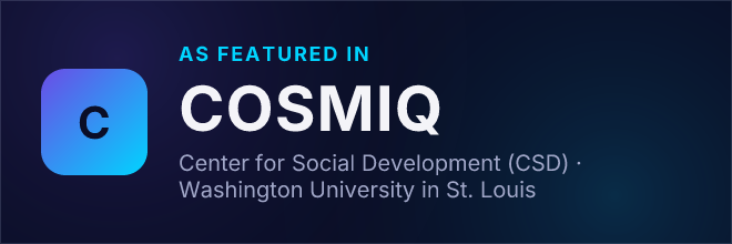 Center for Social Development (CSD) — Featured in COSMIQ