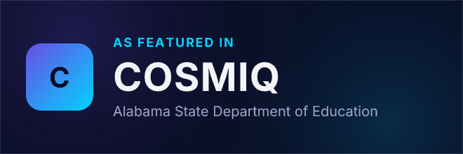 Alabama State Department of Education — Featured in COSMIQ