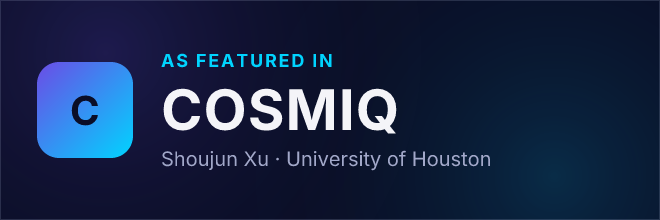 Shoujun Xu — Featured in COSMIQ