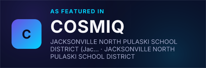 JACKSONVILLE NORTH PULASKI SCHOOL DISTRICT (Jacksonville, AR) — Featured in COSMIQ