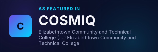 Elizabethtown Community and Technical College (Elizabethtown, KY) — Featured in COSMIQ
