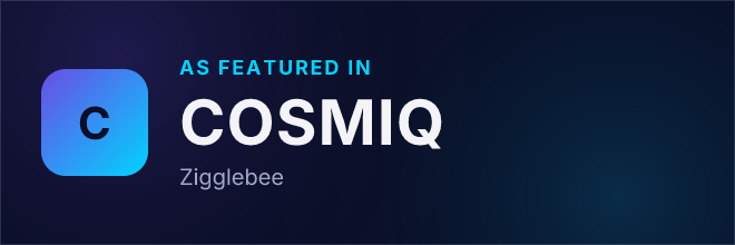 Zigglebee — Featured in COSMIQ